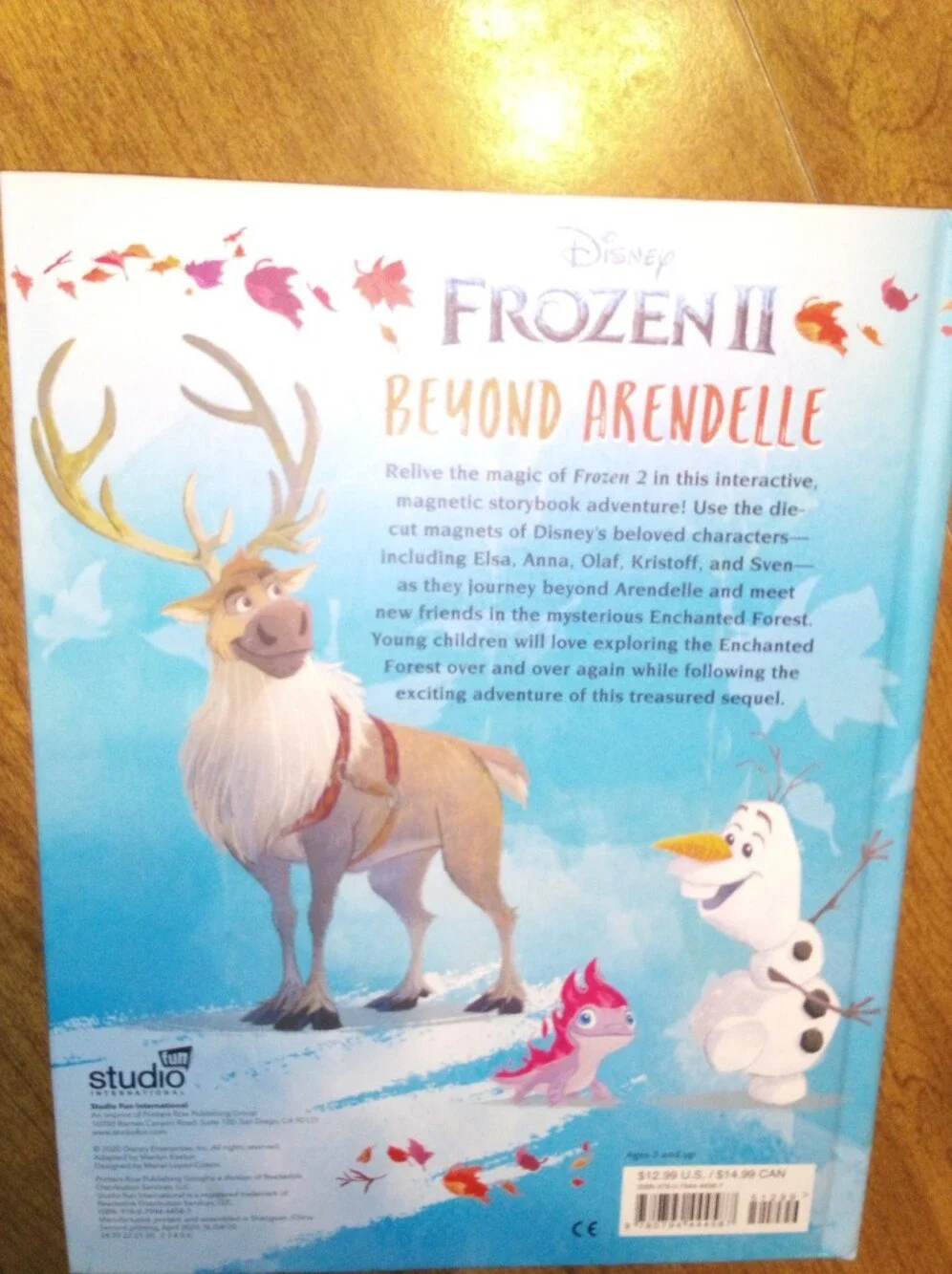 Disney Frozen II Beyond Arendelle Magnetic Fun Set Storybook 2020 Printers Row